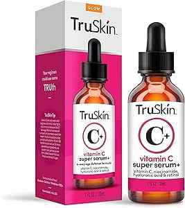 Truskin Vitamin C Serum Bottle On A Clean Background, Representing An Affordable And Effective Skincare Solution.