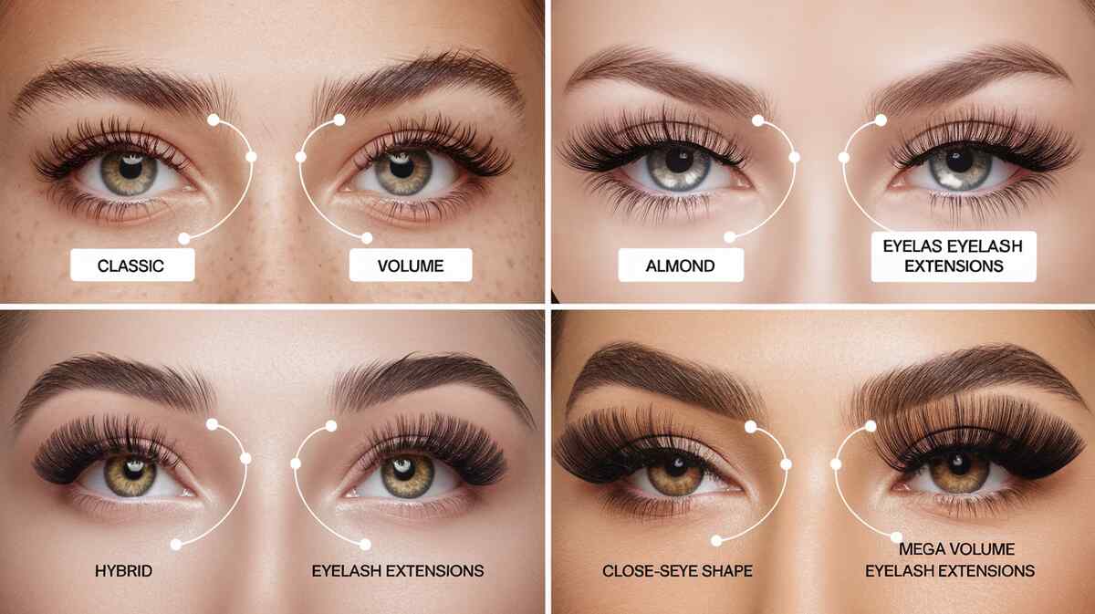 Eyelash Extension Styles A Beginner's Guide to Benefits and Options