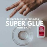 A Selection Of Products Including Adhesive Remover, Nail Polish Remover, And Rubbing Alcohol Used To Remove Super Glue From Skin.