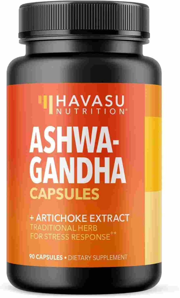 &Quot;Havasu Nutrition Stress &Amp; Anxiety Relief Bottle Featuring Natural Stress-Relieving Ingredients Like Ashwagandha And Gaba.&Quot;