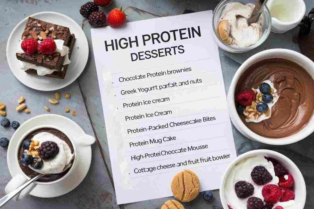 High Protein Desserts