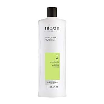 Nioxin System 2 Cleanser, A Shampoo Designed To Strengthen Hair And Improve Scalp Health For Noticeably Thinning Hair.