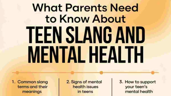 Guide For Parents On Teen Slang And Mental Health To Foster Better Communication