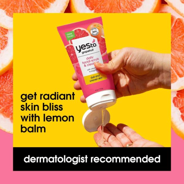 Grapefruit Daily Facial Scrub &Amp; Cleanser With Vitamin C