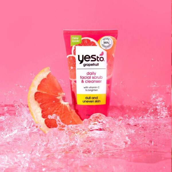 Yes To Grapefruit Daily Facial Scrub &Amp; Cleanser