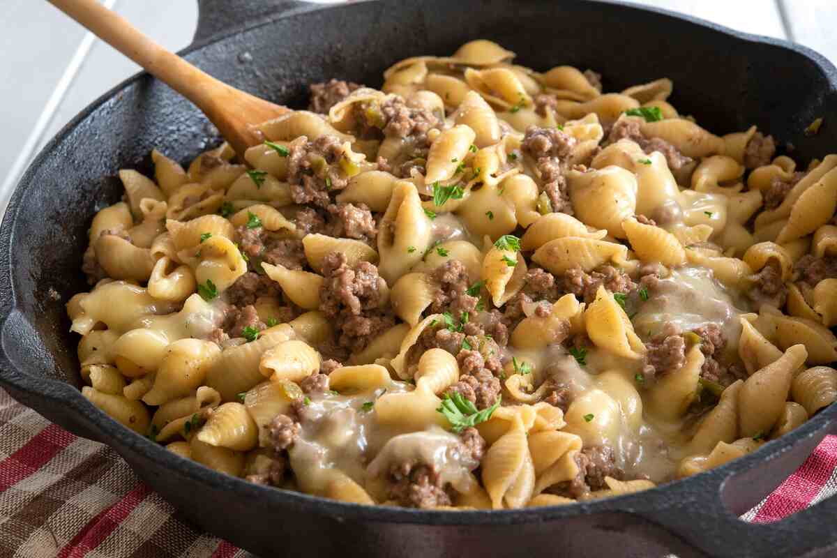 Philly Cheesesteak Pasta