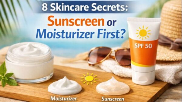 Sunscreen or Moisturizer First