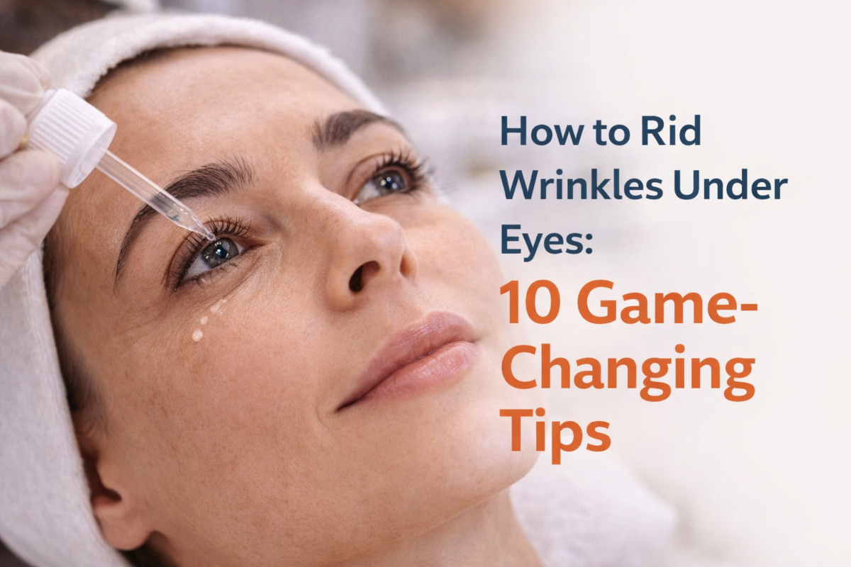 How to Rid Wrinkles Under Eyes: 10 Game Changing Tips 1 How to Rid Wrinkles Under Eyes