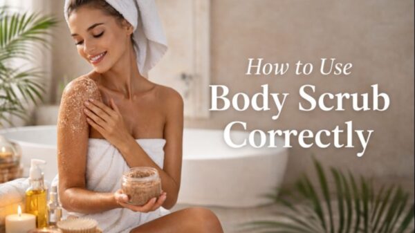 how to use body scrub