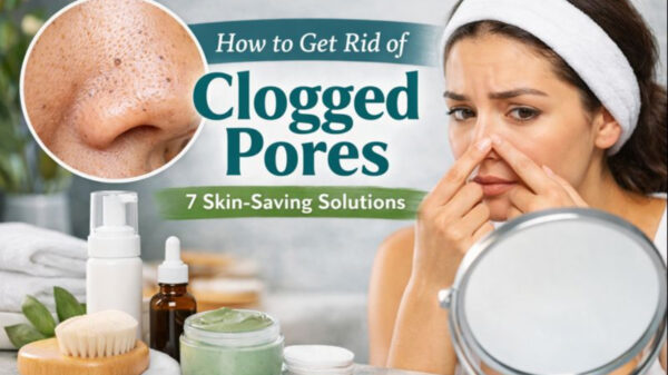 how to get rid of clogged pores