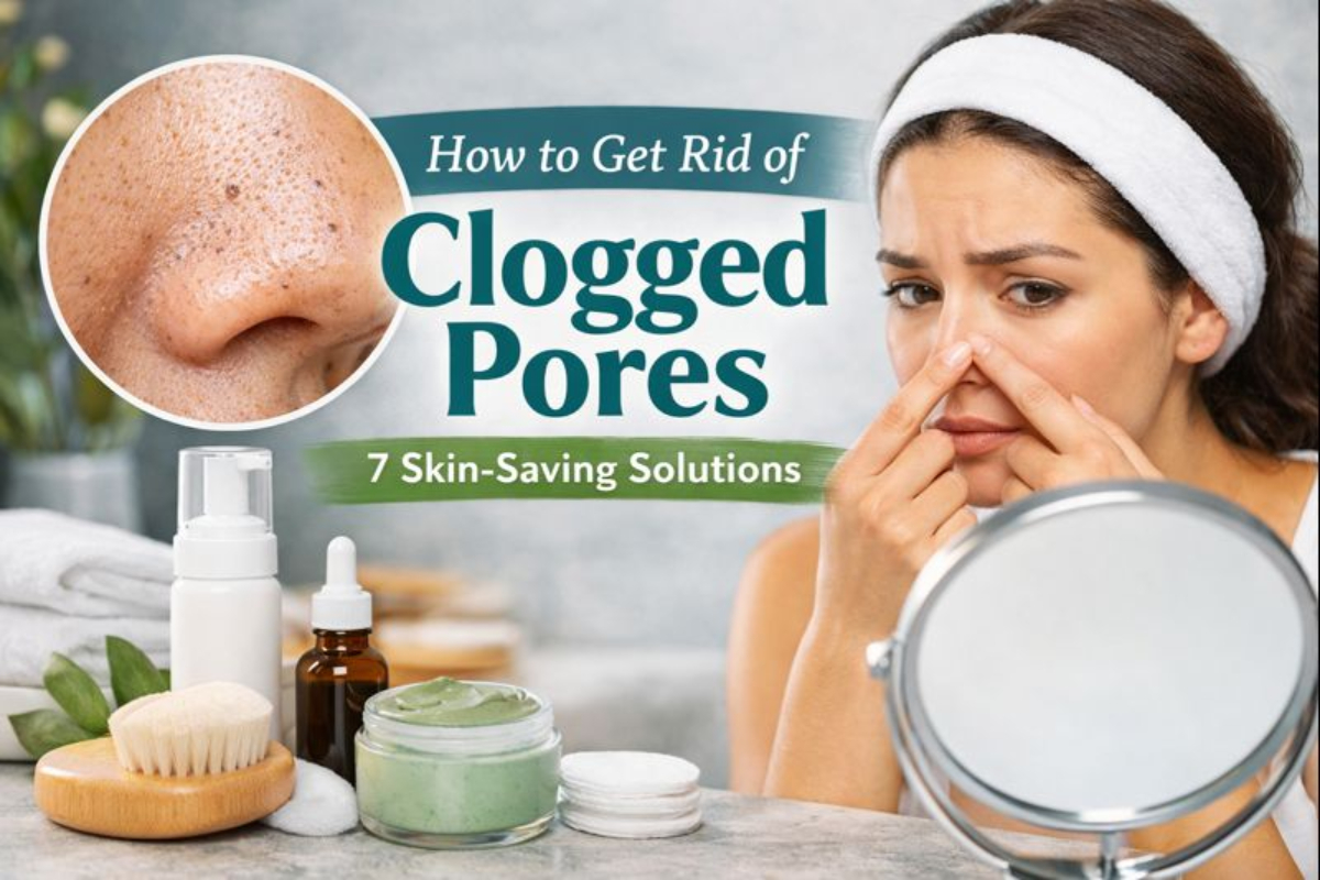 how to get rid of clogged pores