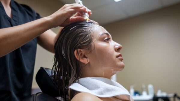 Scalp detox treatment removes buildup for healthier hair growth