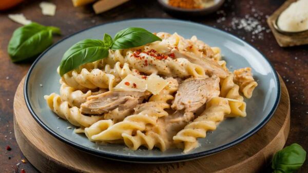 Garlic Parmesan Chicken Pasta