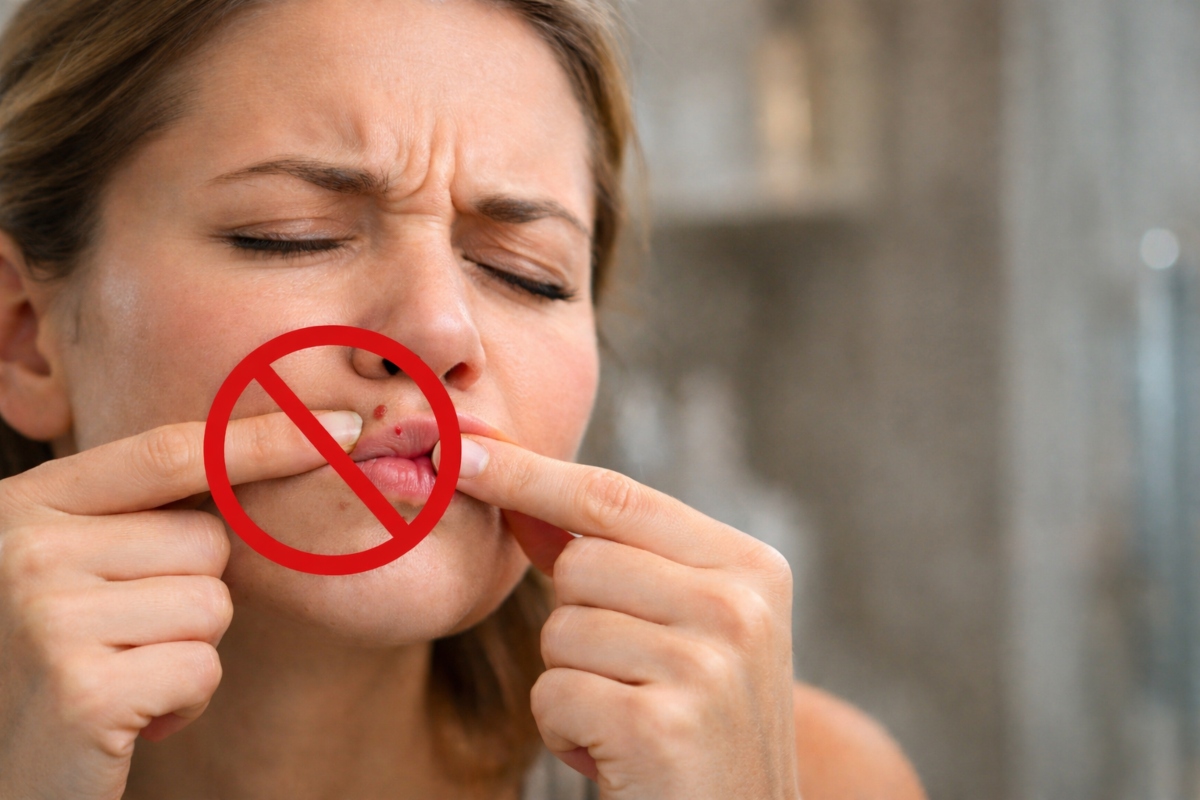 Avoid Picking Squeezing Or Touching Blemishes