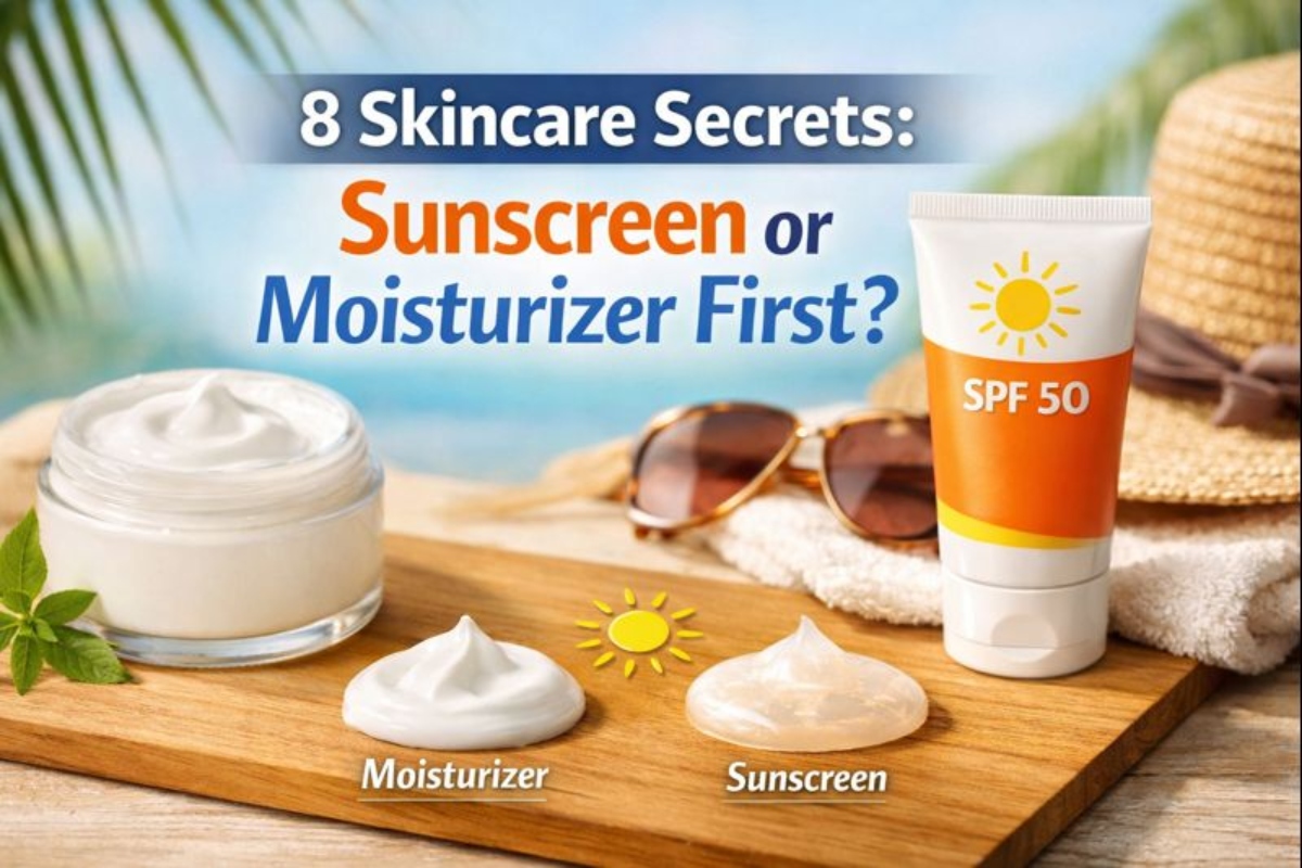 Sunscreen Or Moisturizer First