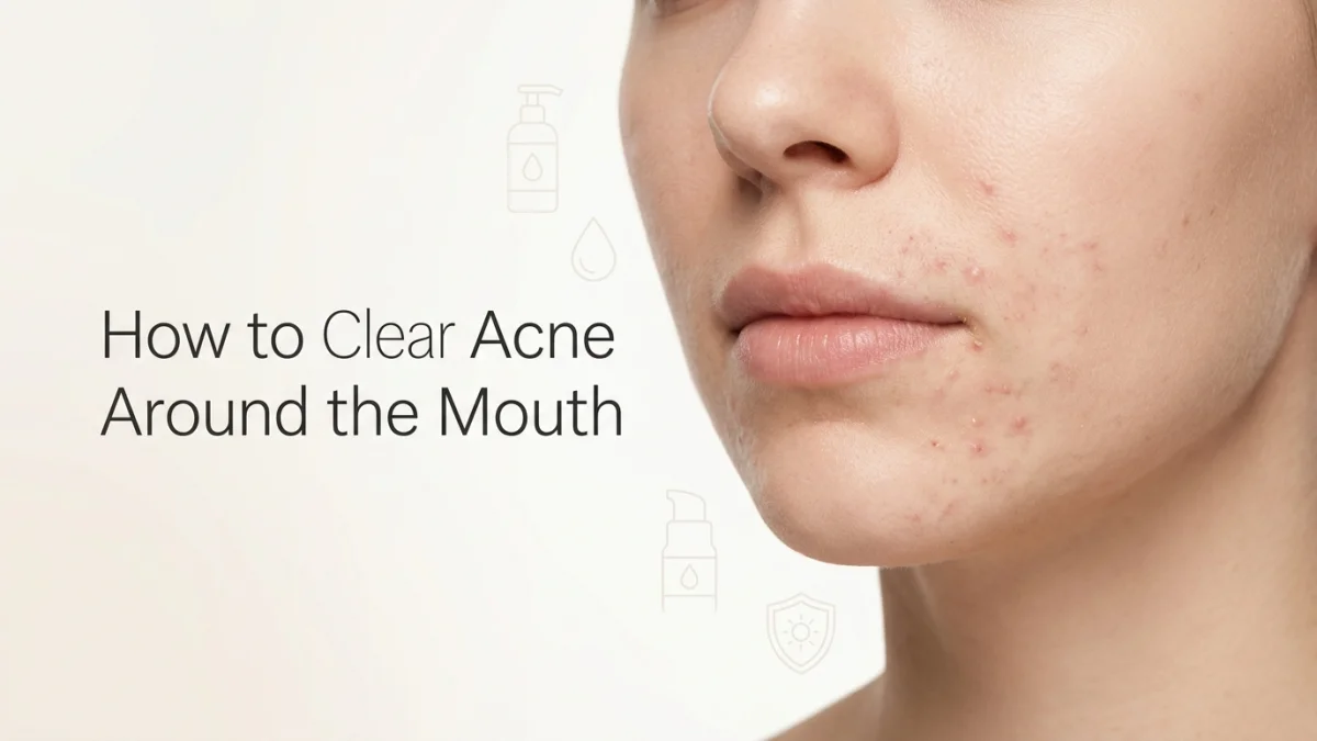 How To Clear Acne Around The Mouth Woman