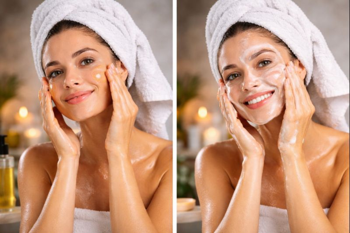 Use the Double Cleansing Method for a Deeper Clean